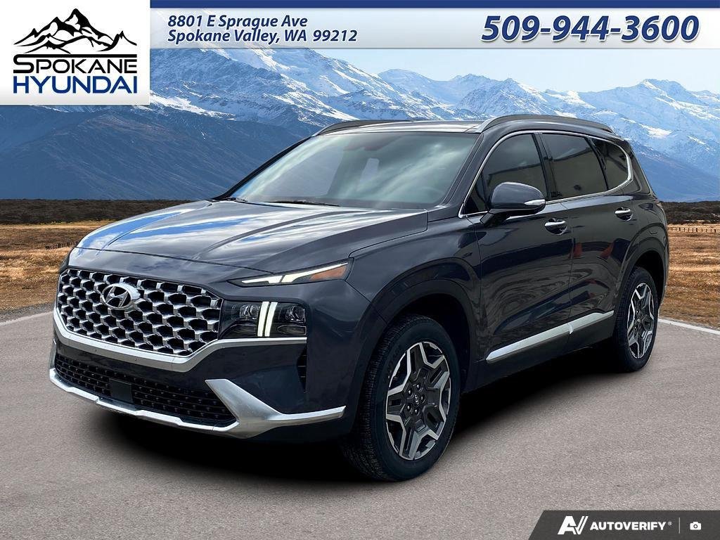Certified Used 2022 Lagoon Blue Hyundai Limited image 1