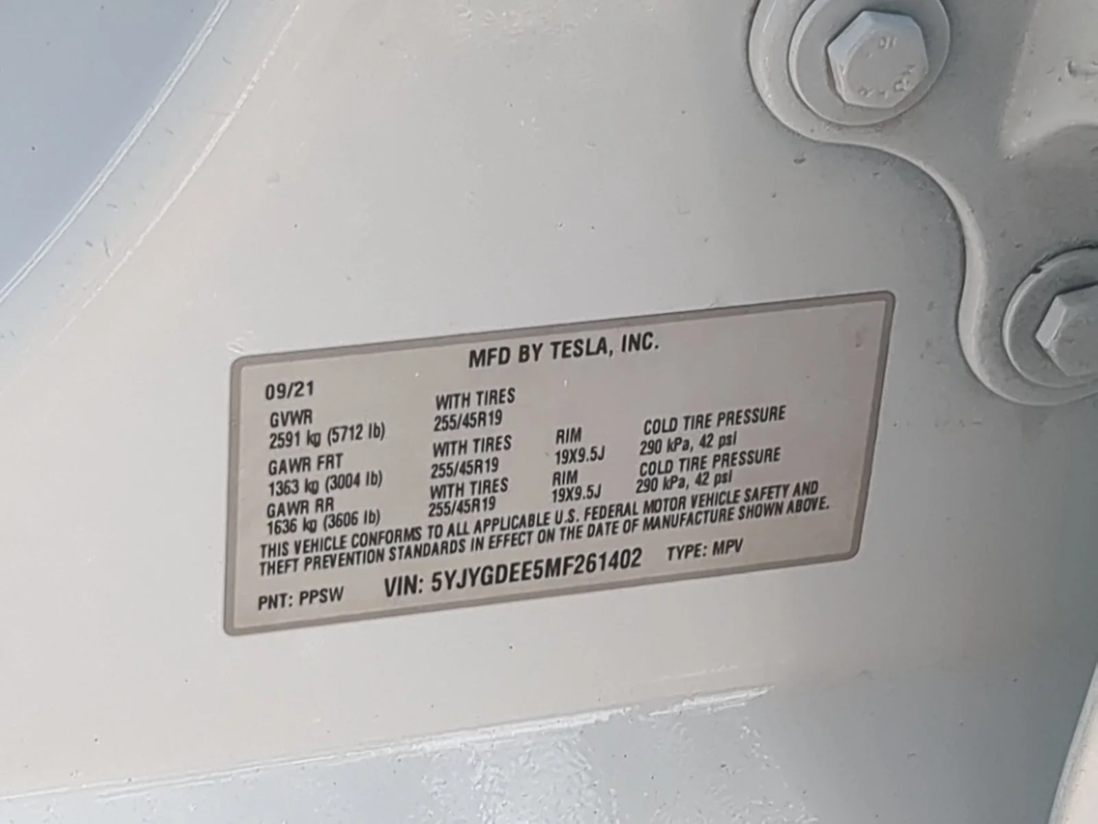 Used 2021 Pearl White Multi- Tesla Long Range image 24