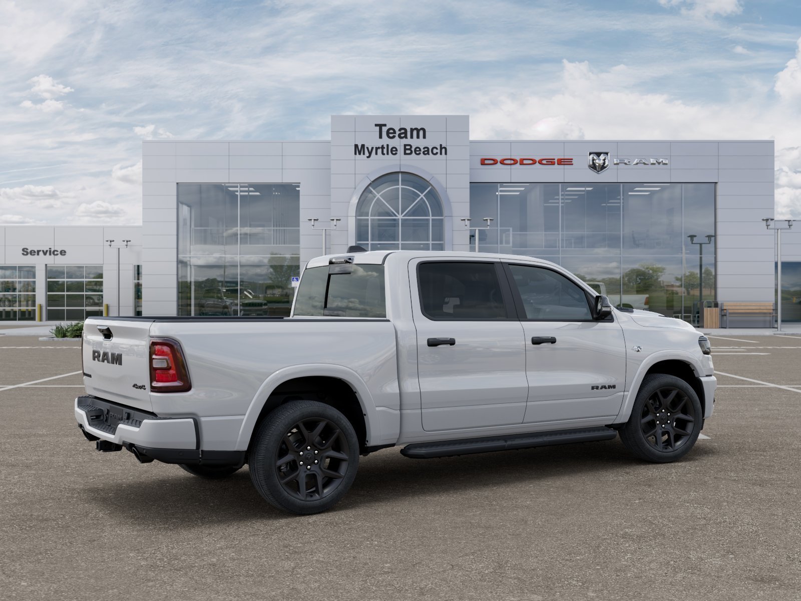 New 2026 Bright White Clear-Coat Exterior Paint RAM Laramie image 39