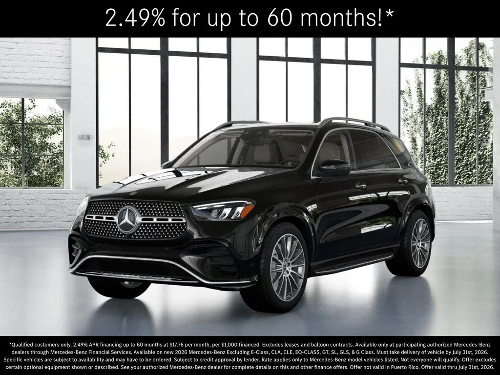 New 2026 Obsidian Black Metallic Mercedes-Benz GLE 450 image 40