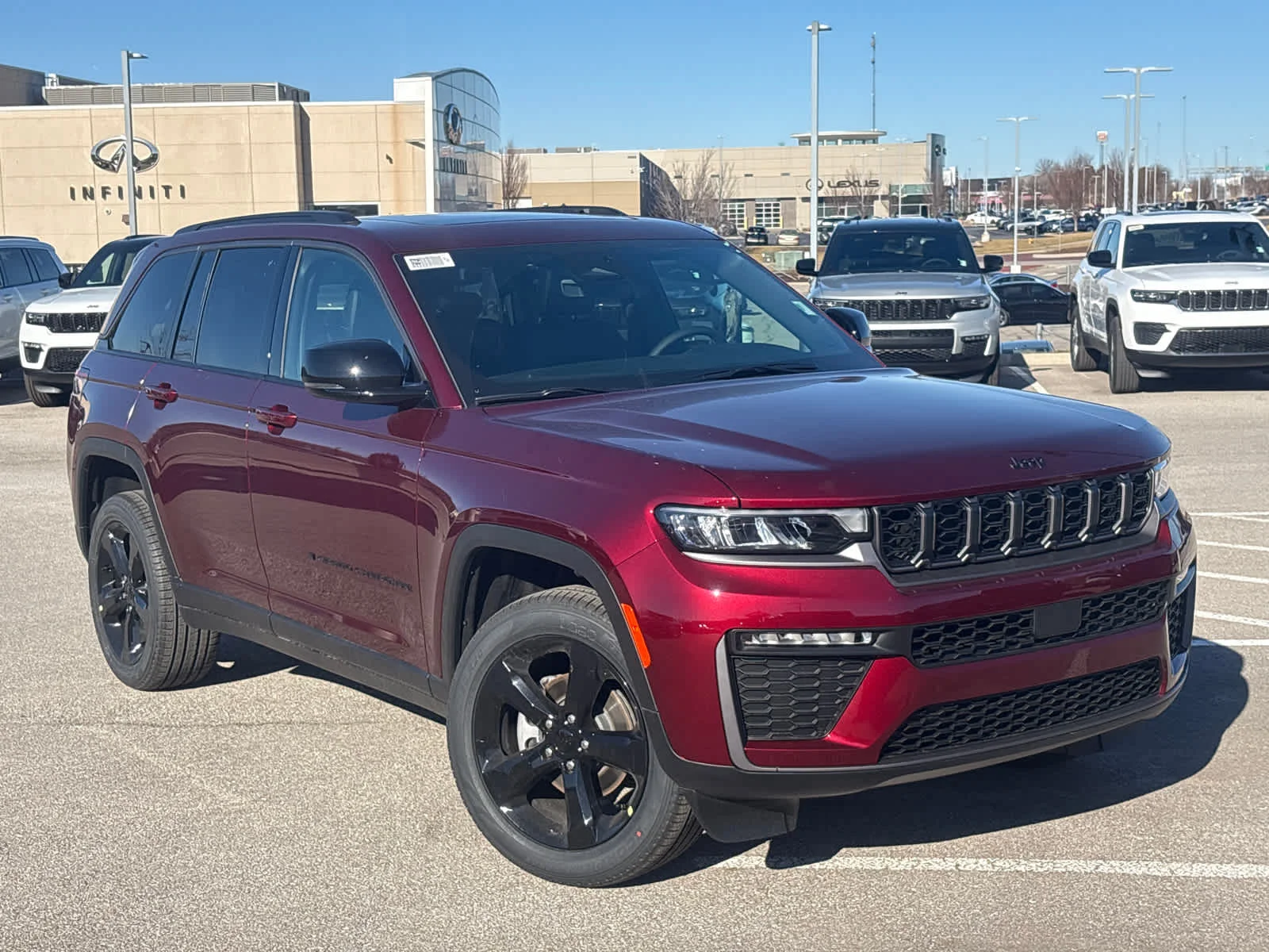 New 2026 Velvet Red Pearl-Coat Exterior Paint Jeep Limited image 2