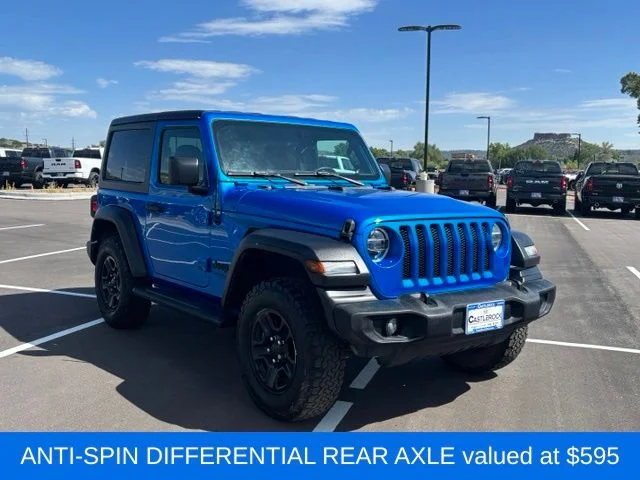 Used 2021 Blue Jeep Sport image 9