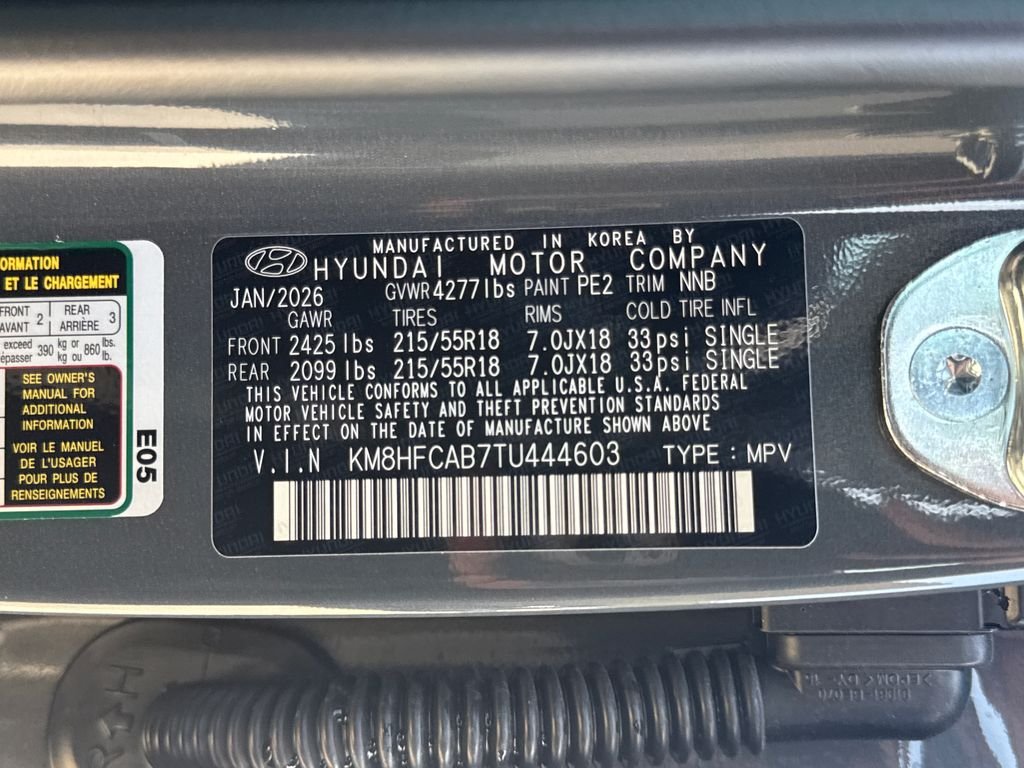 New 2026 Gray Hyundai SEL Sport image 30