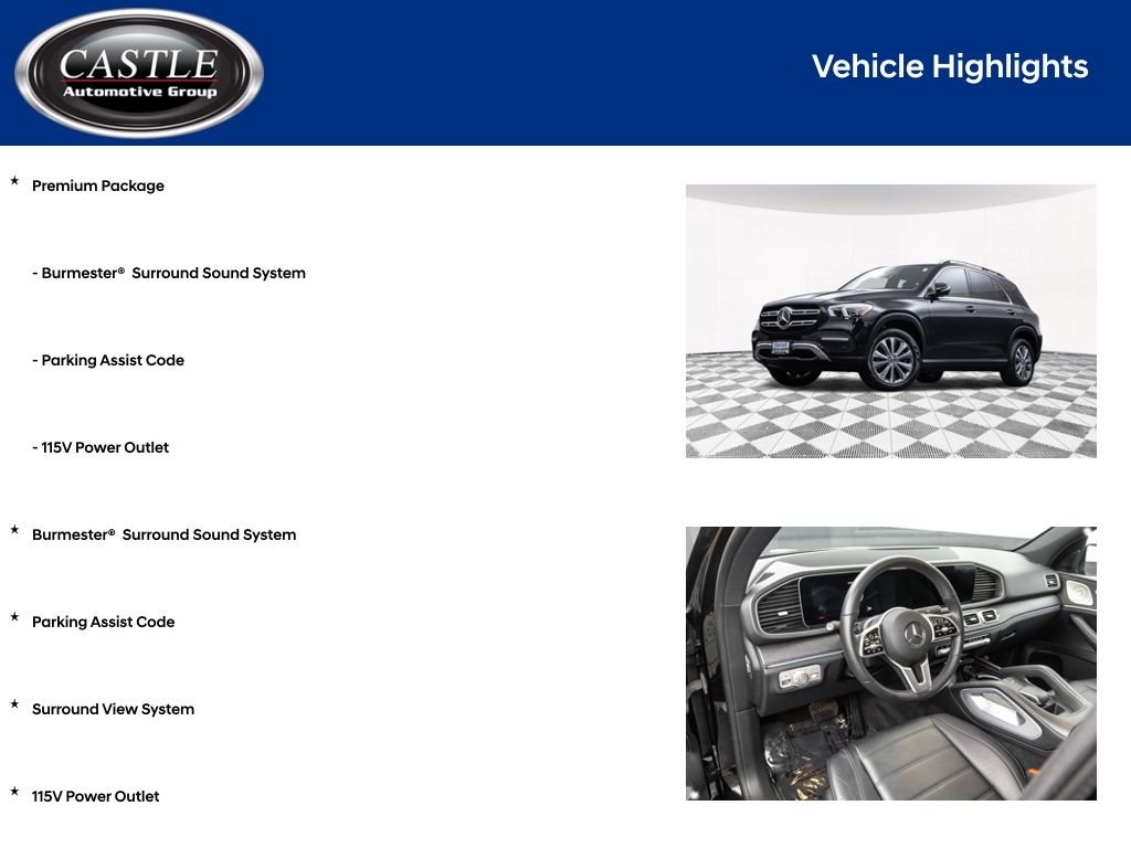 Used 2022 Black Mercedes-Benz GLE 350 image 3