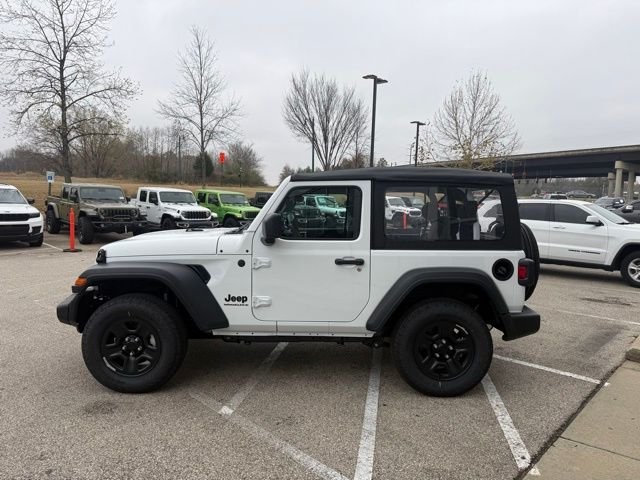 New 2026 Bright White Clear-Coat Exterior Paint Jeep Sport image 2