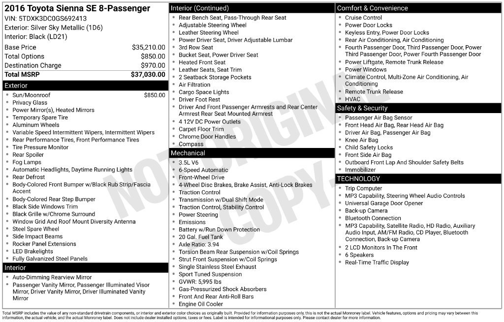 Used 2016 Silver Toyota SE image 16