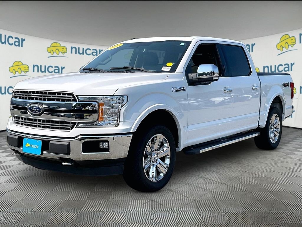Used 2018 White Ford Lariat image 3