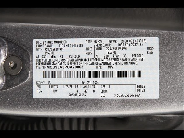 Used 2023 Iconic Silver Ford Platinum image 46