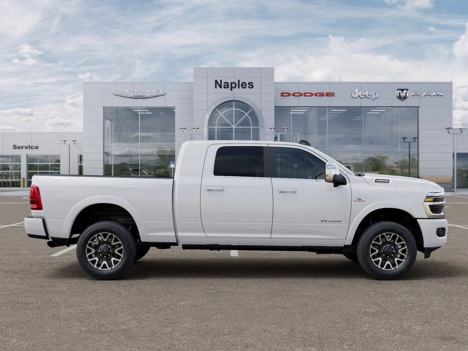 New 2026 Bright White Clear-Coat Exterior Paint RAM Longhorn image 47