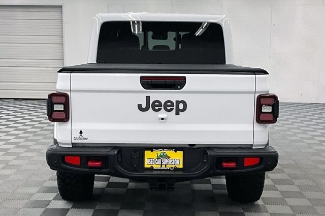 Used 2024 Bright White Clearcoat Jeep Rubicon image 5