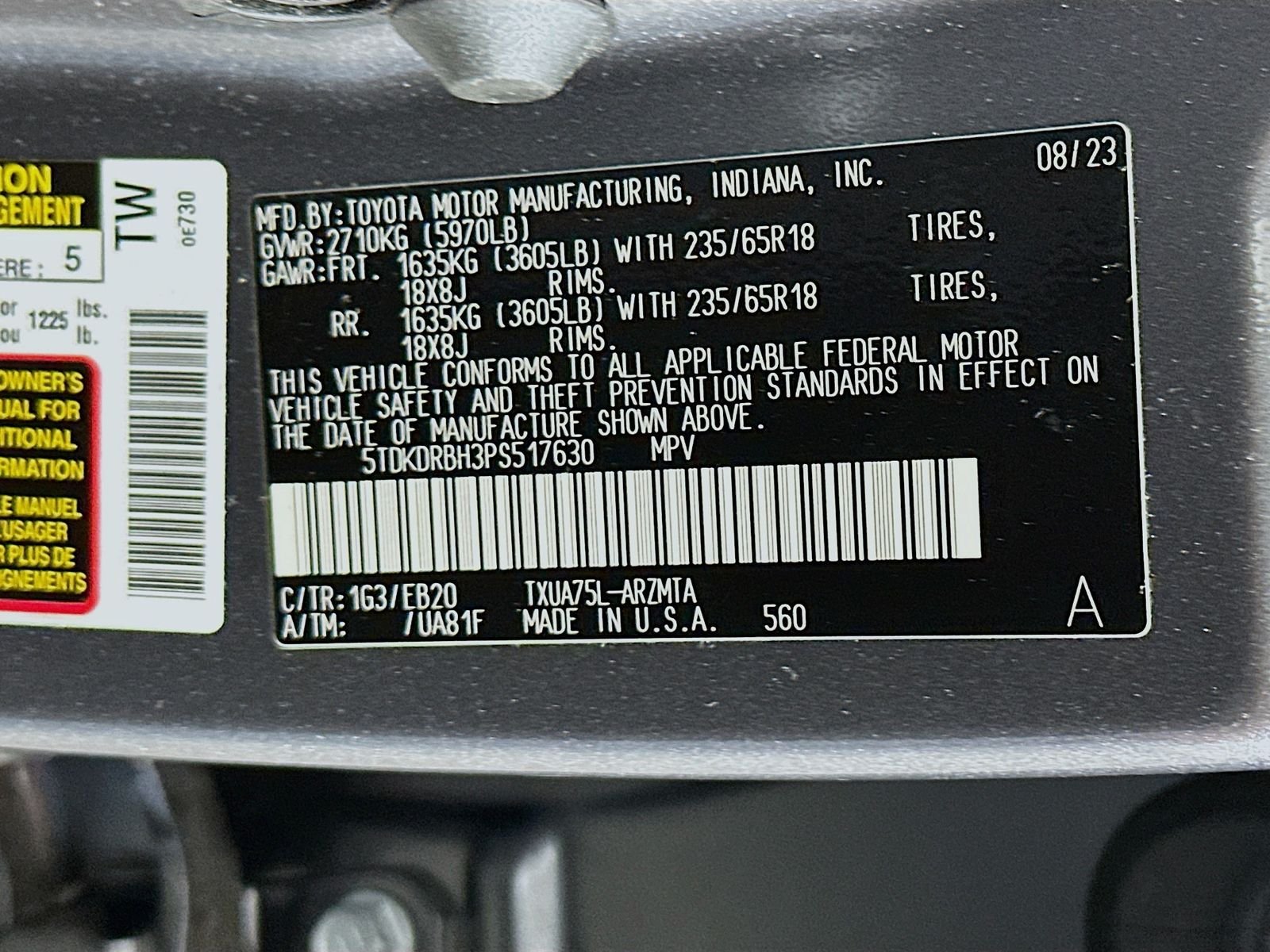 Used 2023 Magnetic Gray Metallic Toyota XLE image 34
