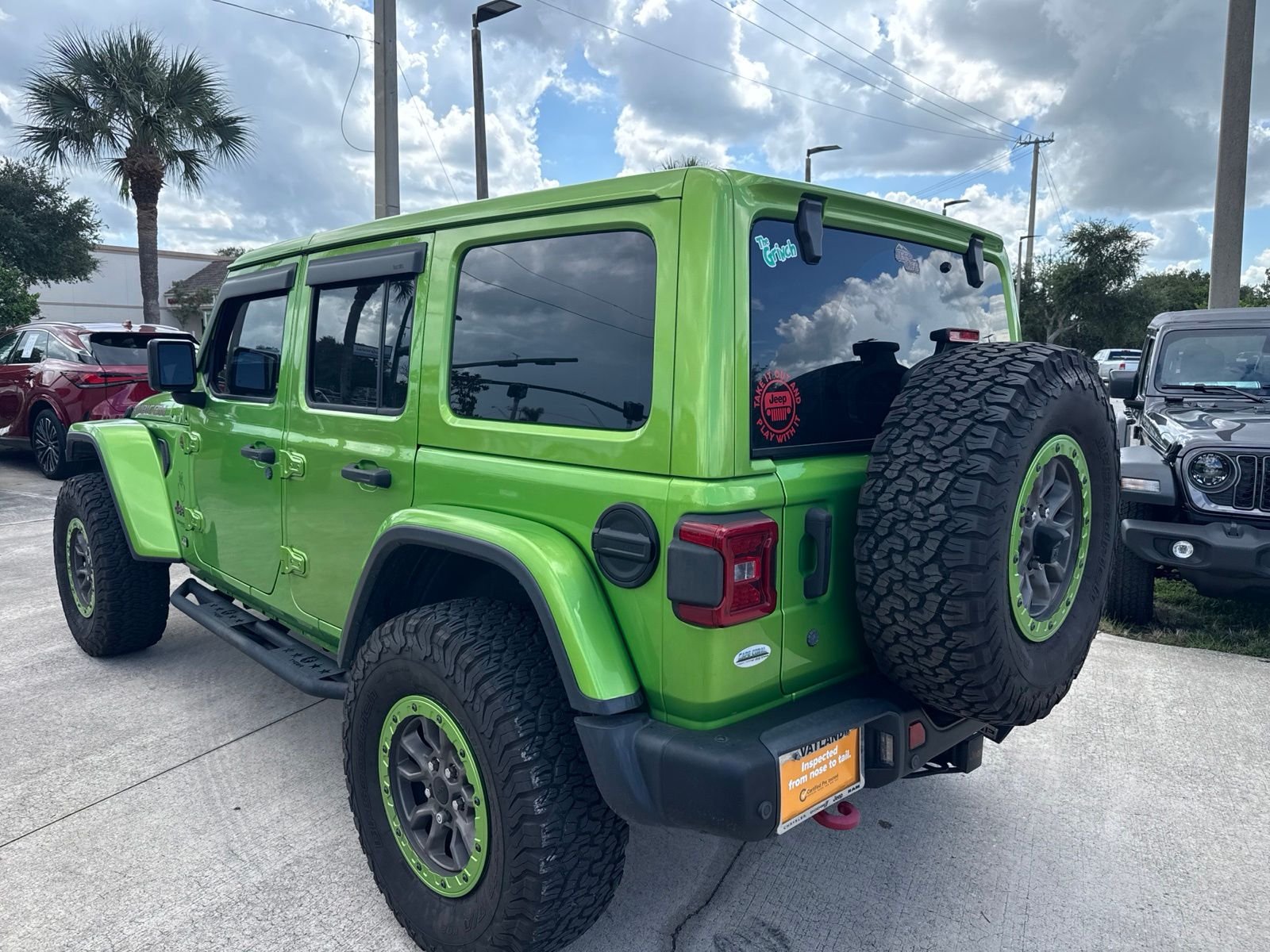 Used 2020 Green Jeep Unlimited Rubicon image 3