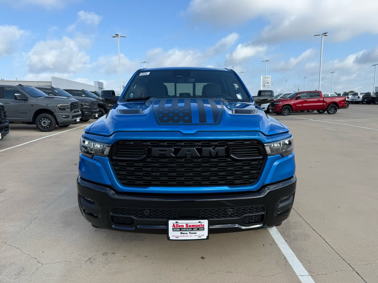 New 2026 Hydro Blue Pearlcoat Ram Lone Star image 3