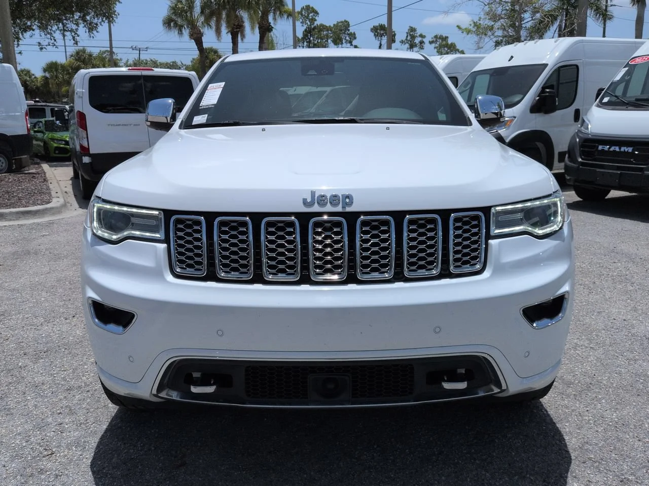 Used 2018 Bright White Clearcoat Jeep Overland image 3