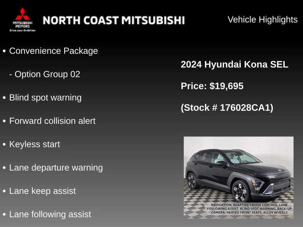 Used 2024 Black Hyundai SEL image 2