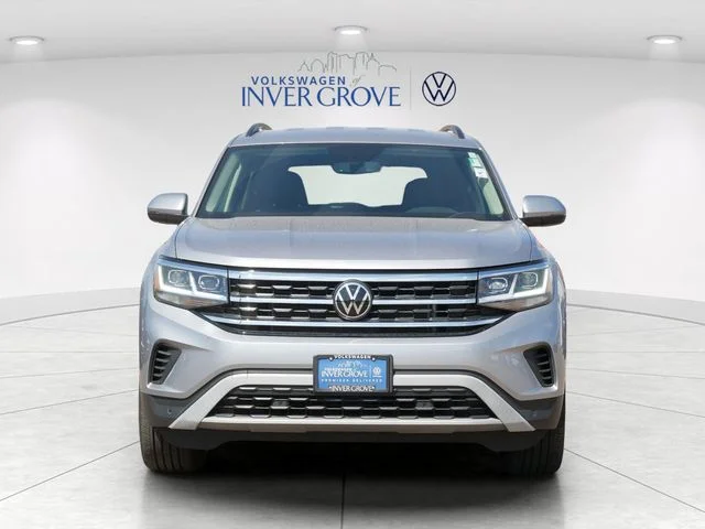 Certified 2023 Volkswagen Atlas SE w/Tech with VIN 1V2HR2CA1PC529702 for sale in Inver Grove Heights, Minnesota
