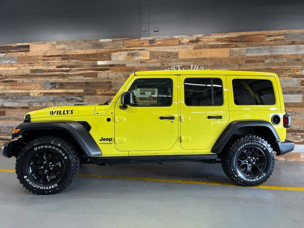Used 2022 High Velocity Clearcoat Jeep Unlimited Willys image 20