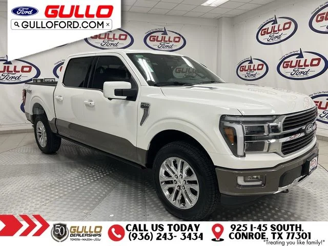 New 2026 Star White Metallic Tri-Coat Ford King Ranch image 1