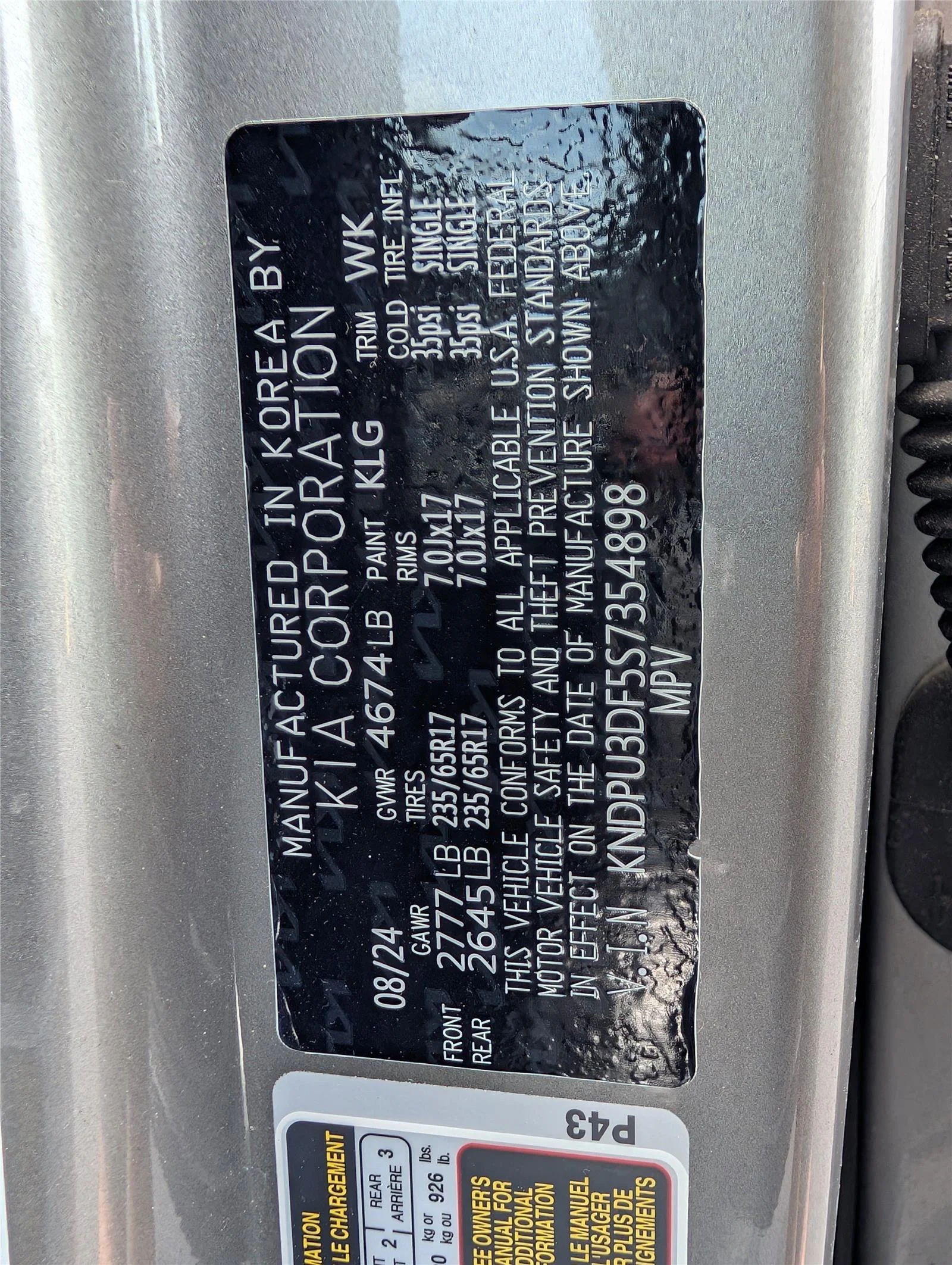 Used 2025 Steel Gray Kia LX image 11