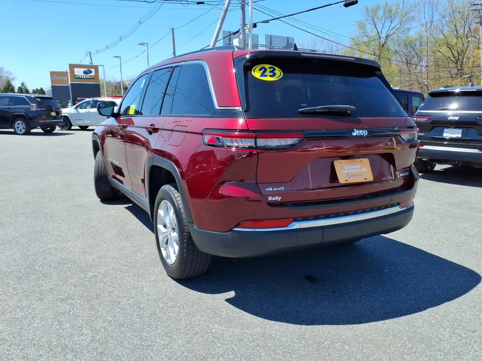 Certified Used 2023 Velvet Red Pearlcoat Jeep Limited image 11