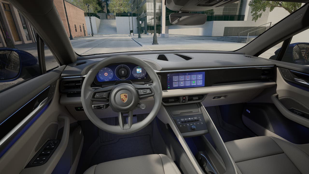 New 2026 Gentian Blue Metallic Porsche Electric image 11