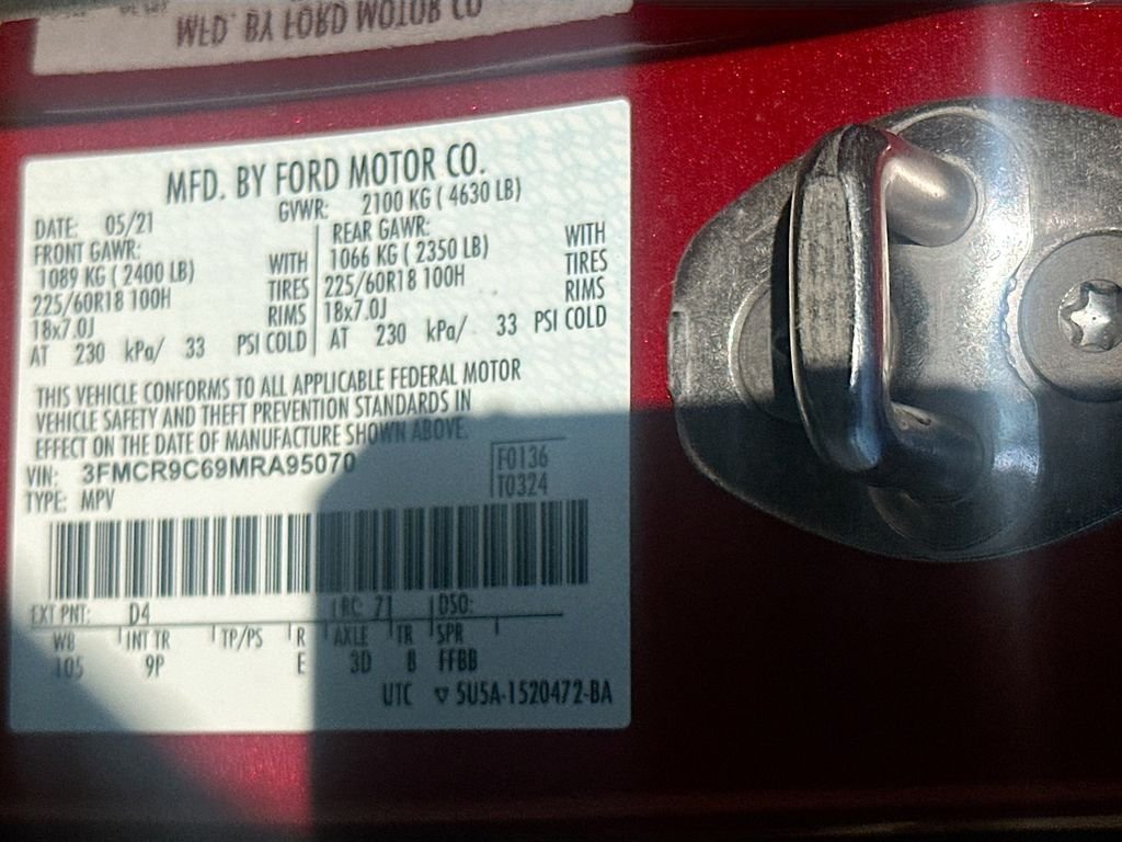 Used 2021 Rapid Red Metallic Tinted Clearcoat Ford Outer Banks image 31