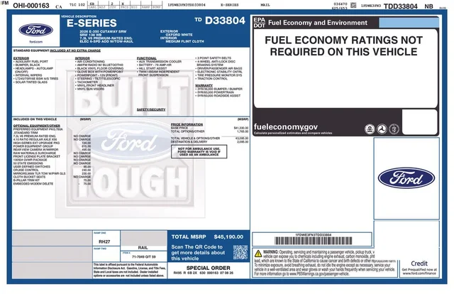 2026 Ford E-350SD Base