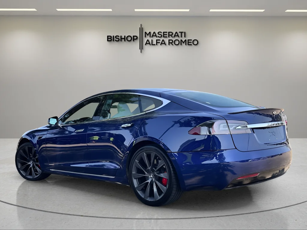 Used 2020 Blue Tesla Performance image 3