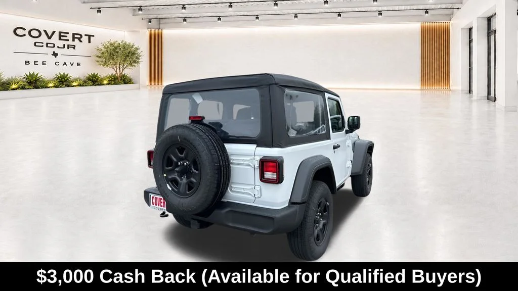 New 2026 Bright White Clear-Coat Exterior Paint Jeep Sport image 11