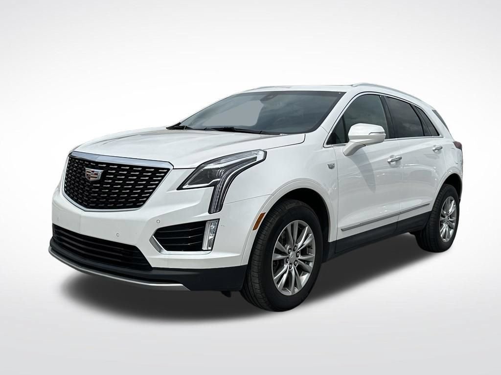 Used 2023 Crystal White Tricoat Cadillac Premium Luxury image 2