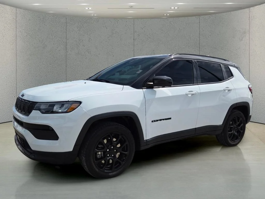 Certified Used 2023 Bright White Clearcoat Jeep Altitude image 10