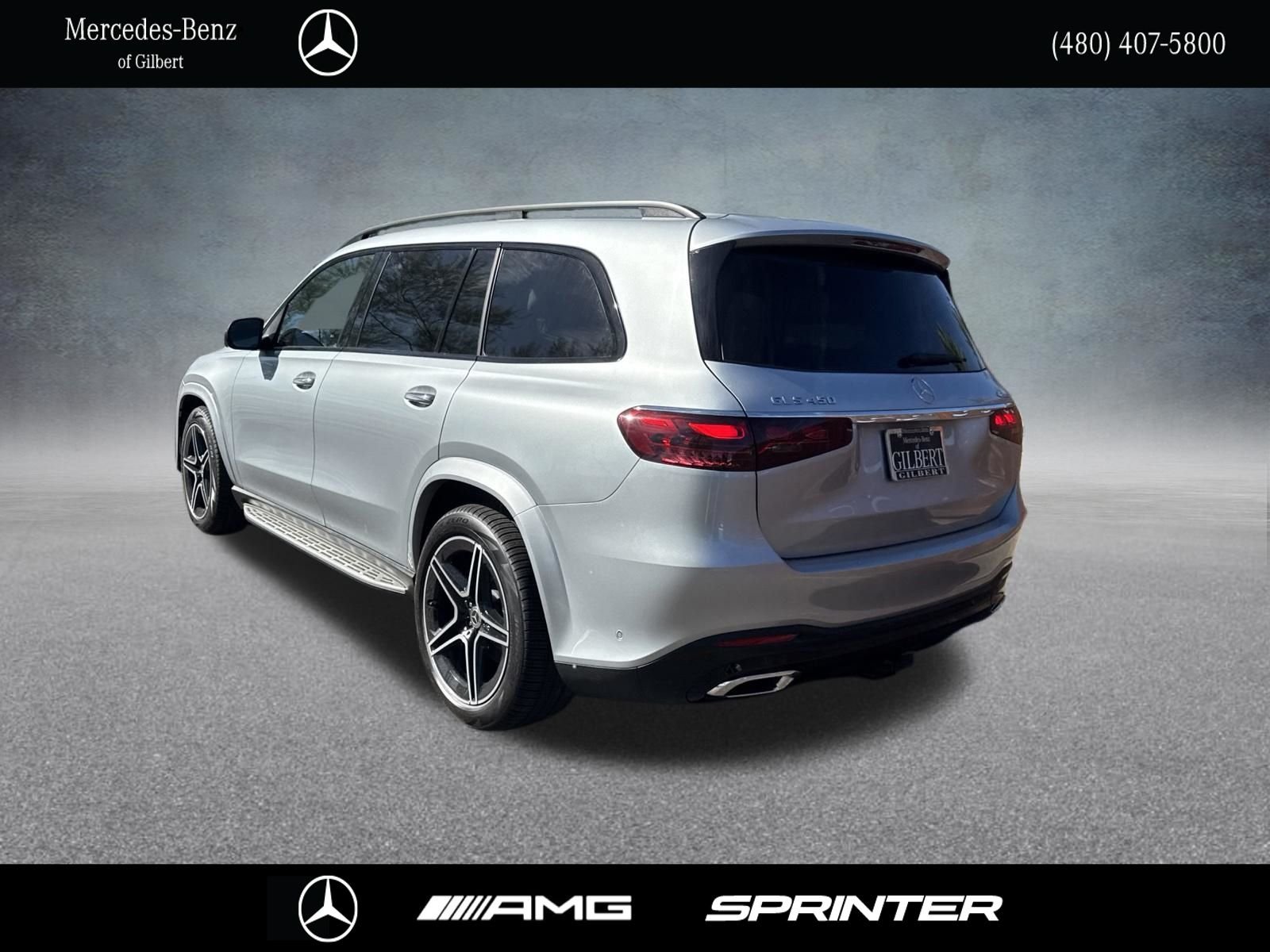 New 2026 Cirrus Silver Metallic Mercedes-Benz GLS 450 image 4