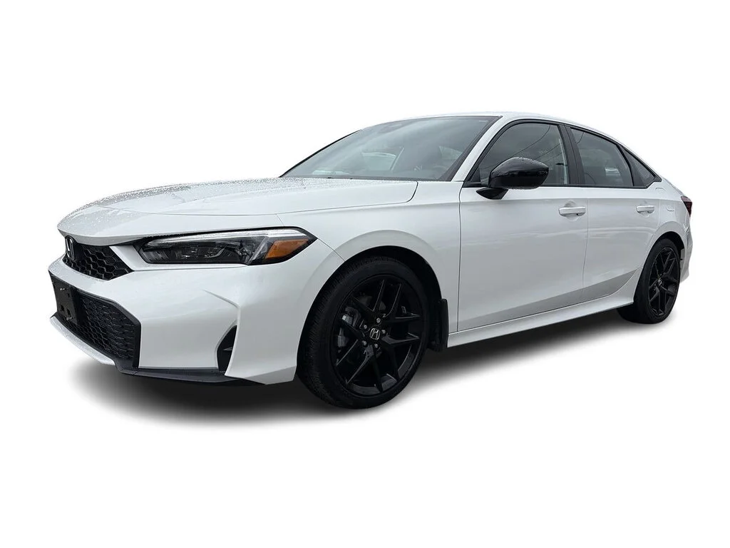 Certified Used 2025 Platinum White Pearl Honda Honda Civic Hybrid Sport eCVT Sedan Certified Pre- image 7