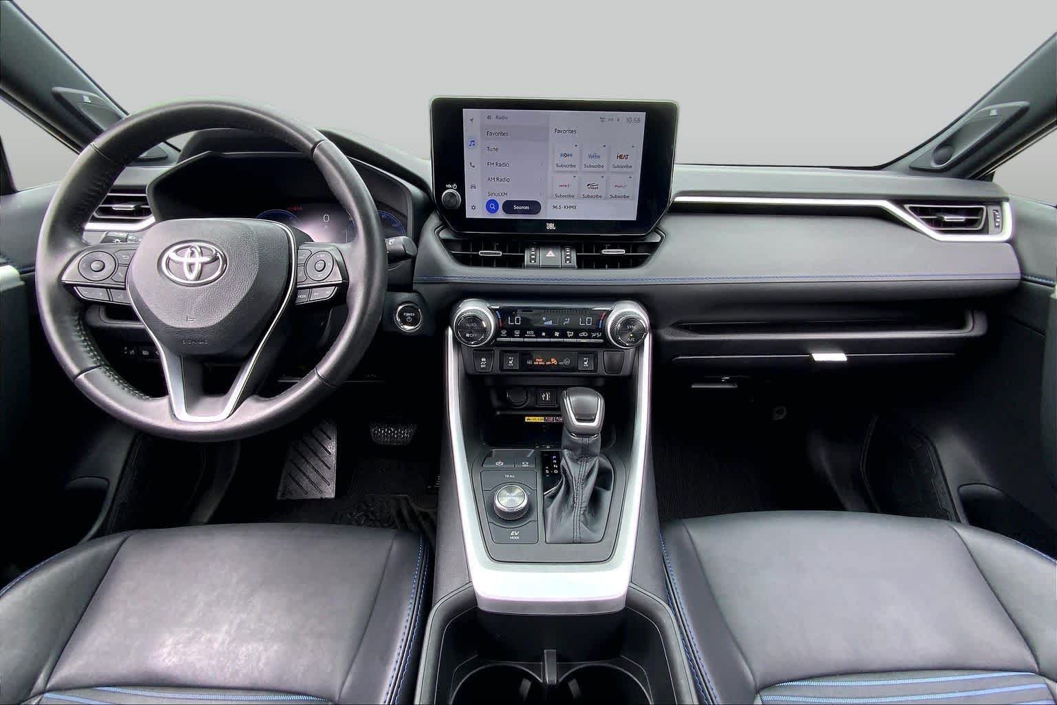 Used 2023 Wind Chill Pearl/Midnight Black Metallic Toyota Hybrid XSE image 15
