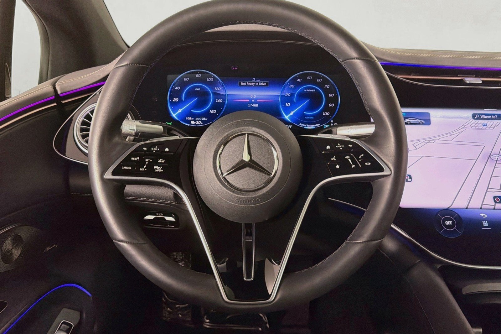 Certified Used 2024 Obsidian Black Metallic Mercedes-Benz EQS 450 image 20
