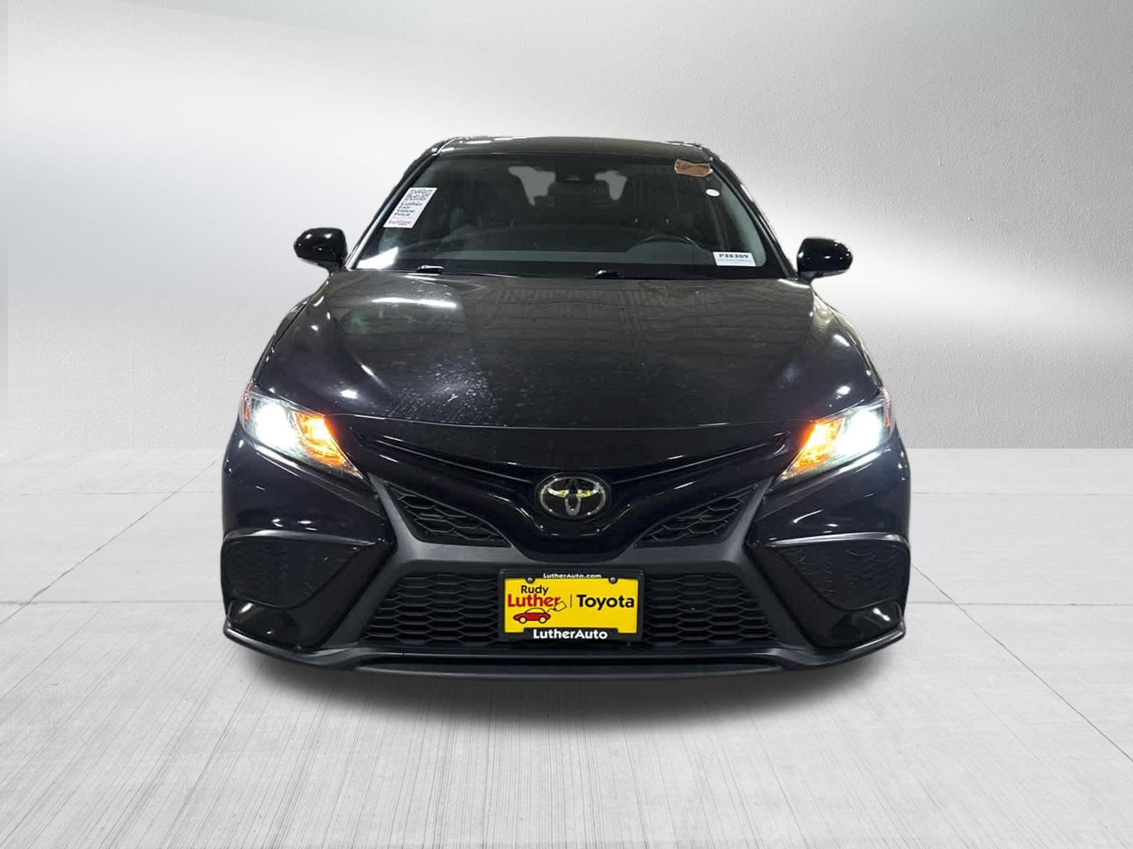 Certified Used 2023 Midnight Black Metallic Toyota SE image 2