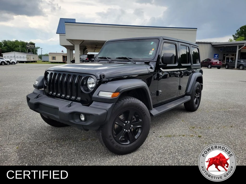 Used 2020 Black Jeep Unlimited Sport Altitude image 2