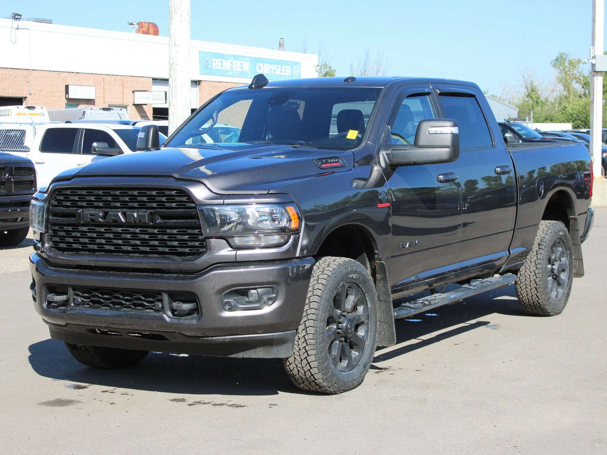 Certified Used 2024 Grey RAM Big Horn * No Accidents | Cummins Diesel | Night Edition | Apple CarPlay | Tonneau Cover | Alpine image 10