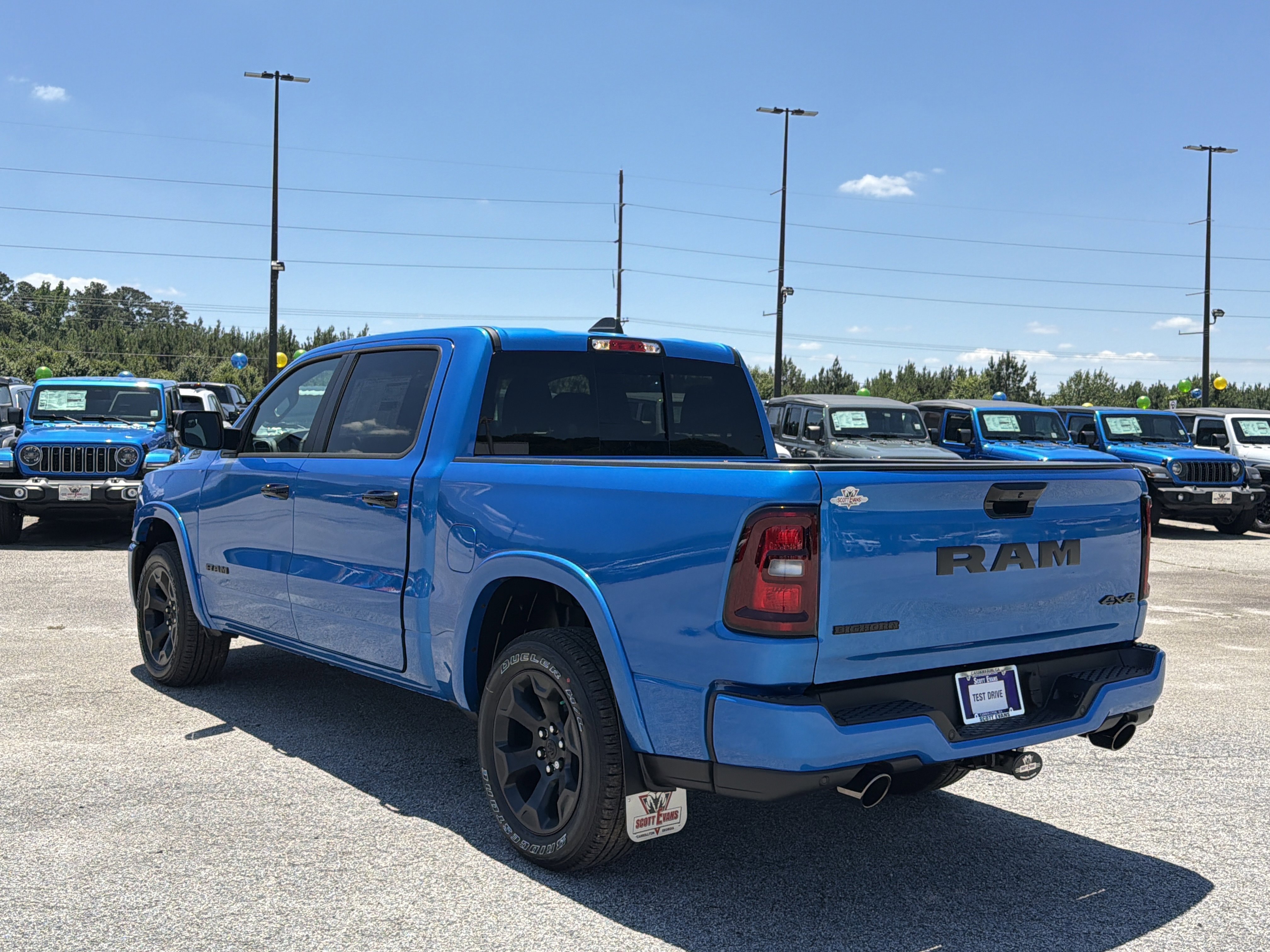 New 2026 Hydro Blue Pearl-Coat Exterior Paint RAM Big Horn image 6