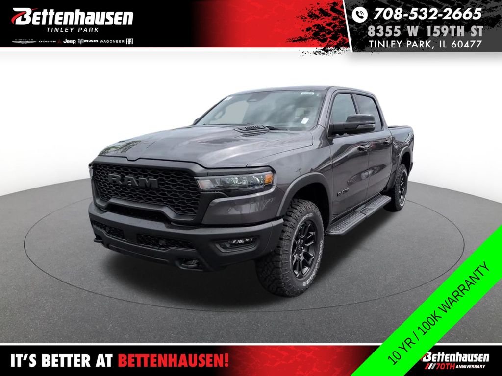 New 2026 Granite Crystal Metallic Clear-Coat Exterior Paint RAM Rebel image 2