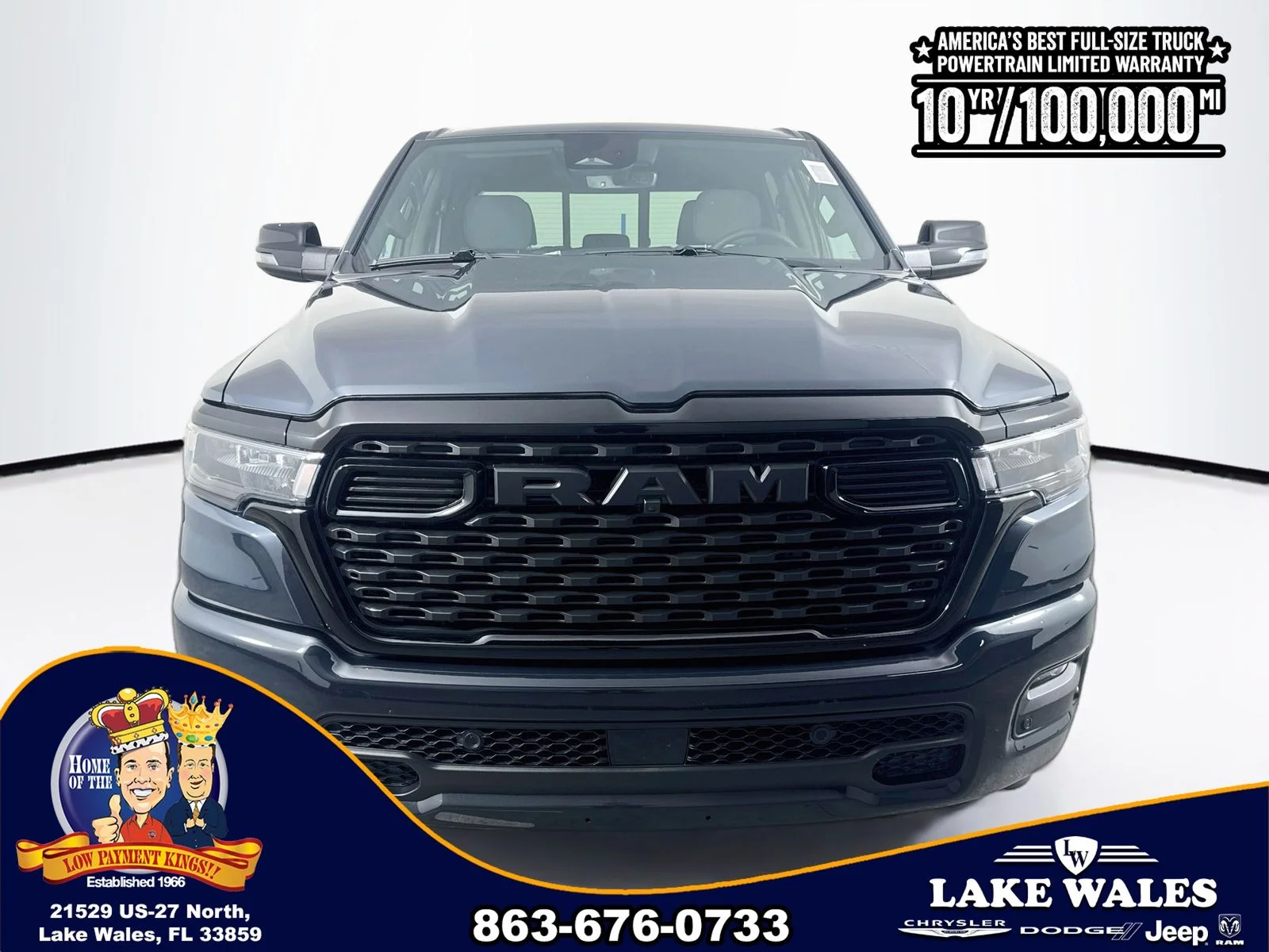 New 2026 Forged Blue Metallic Exterior Paint RAM BIG HORN image 2