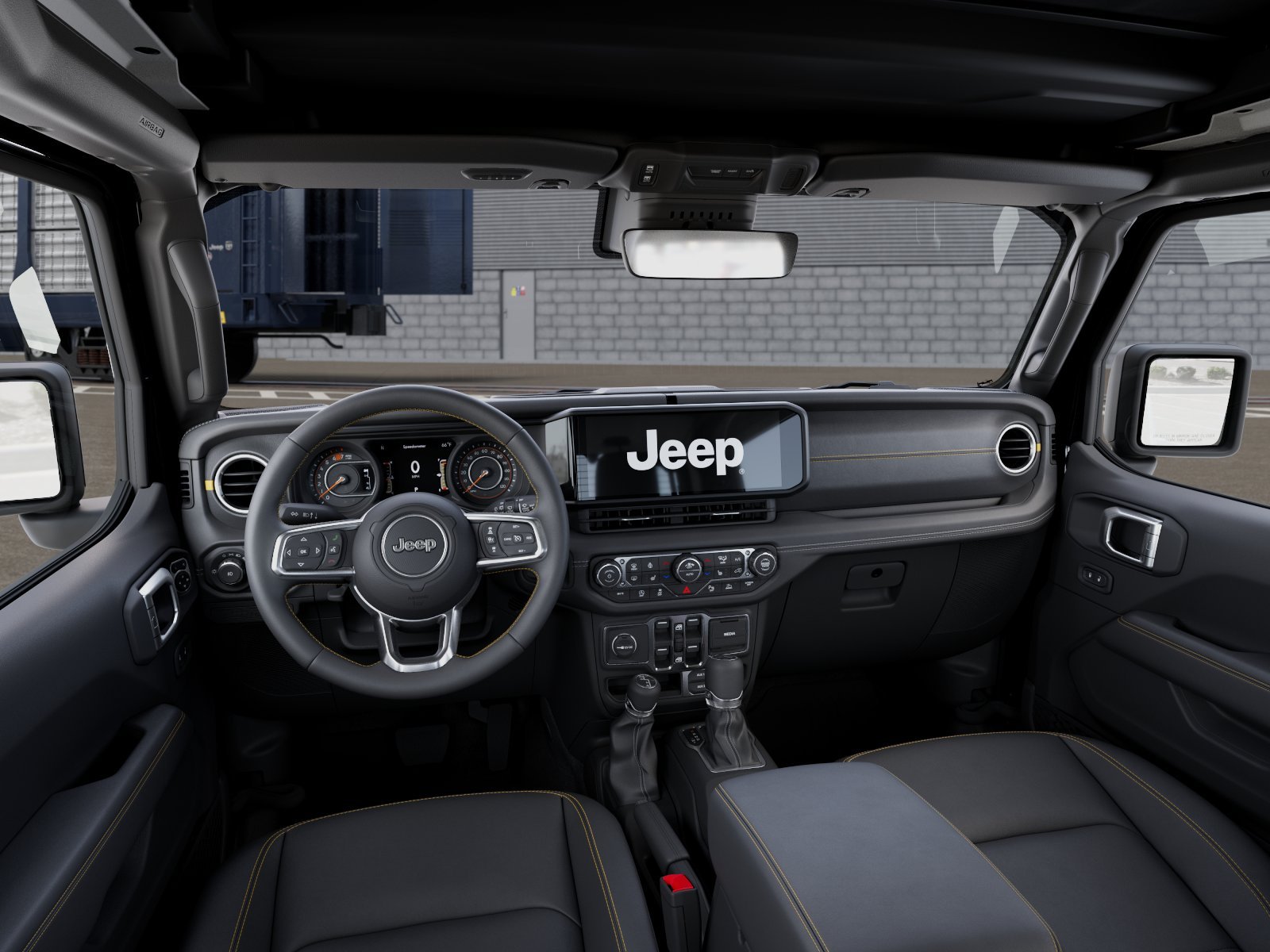 New 2026 Black Clear-Coat Exterior Paint Jeep Sahara image 40