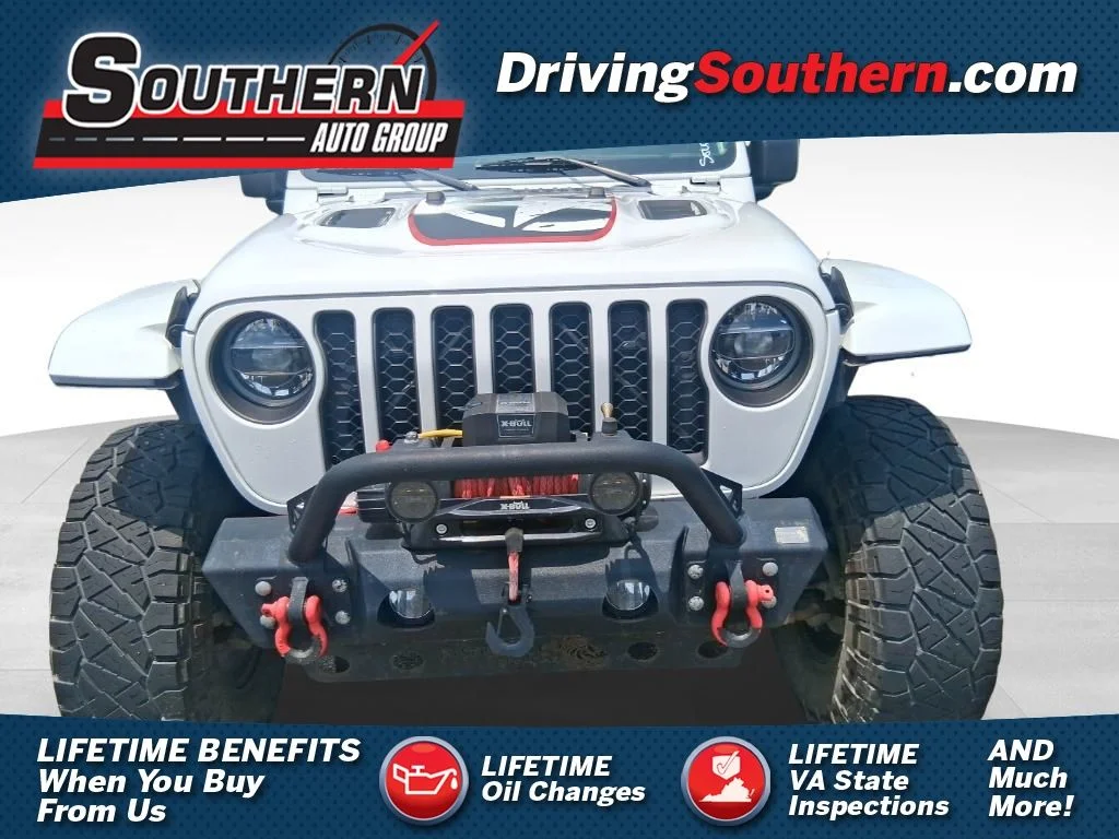 Used 2020 White Jeep Rubicon image 1
