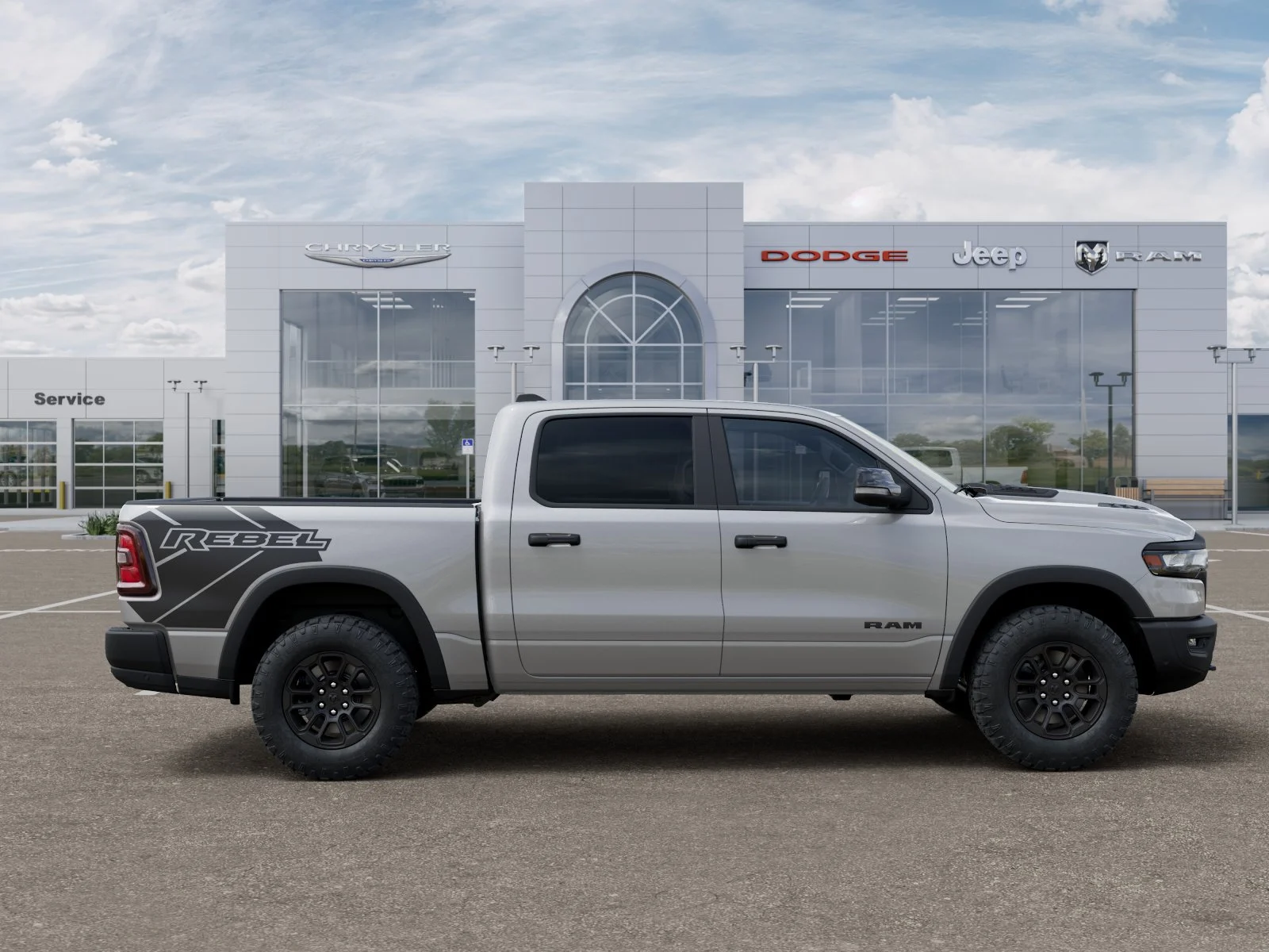 New 2026 Silver Zynith Exterior Paint RAM Rebel image 47