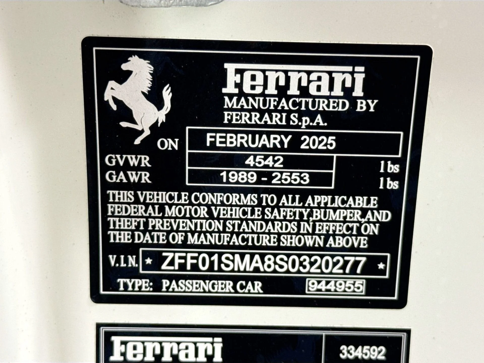 Certified Used 2025 Bianco Avus Ferrari  image 27