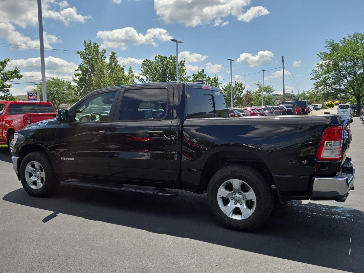 Used 2023 Diamond Black Crystal Pearlcoat Ram Big Horn image 7
