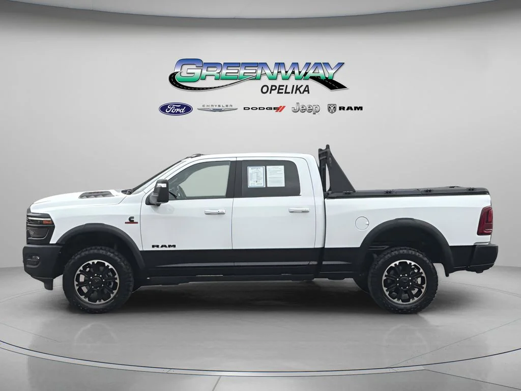 Used 2025 Bright White Clearcoat Ram Rebel image 4