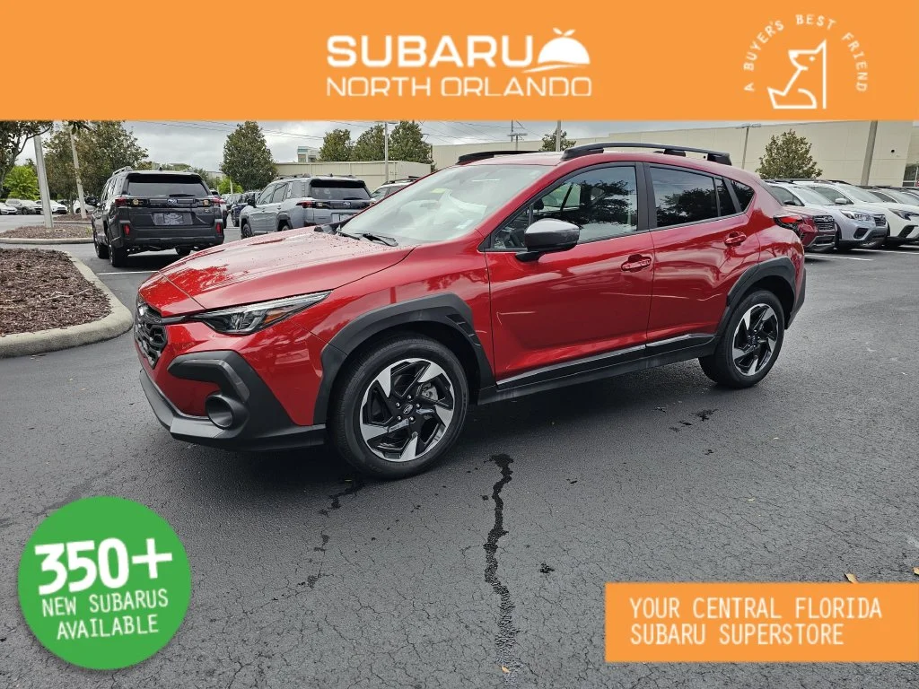 Certified Used 2024 Red Subaru Limited image 1