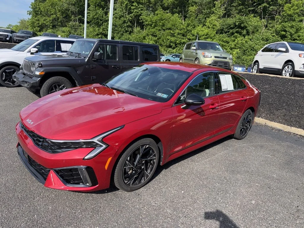 Certified Used 2025 Red Kia GT-Line image 1
