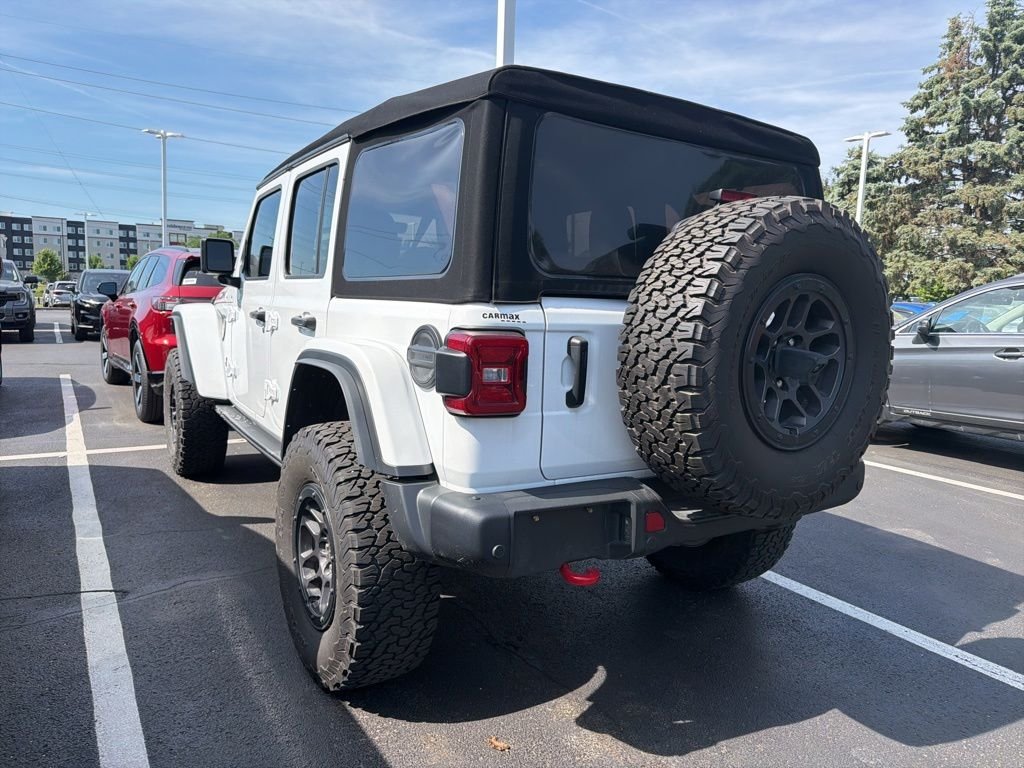 Used 2023 Bright White Clearcoat Jeep Rubicon image 2